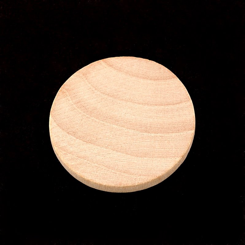 Wood Disc - 1-1/4" Diameter x 1/8" Thick